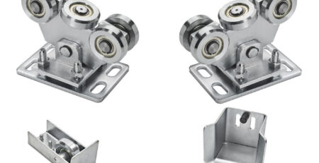 Komplet wózków do profilu 80x80x5 z akcesoriami