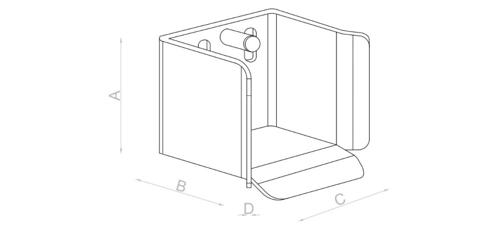 Rysunek techniczny - gniazdo, uchwyt najazdu
