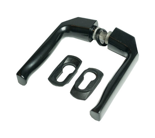 Klamka czarna do furtki, drzwi