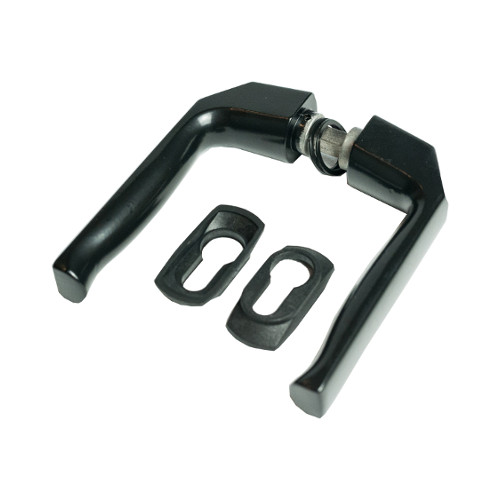 Klamka czarna do furtki, drzwi