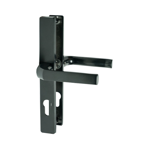 Klamka z szyldem do furtki