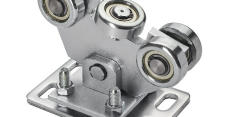 Wózek jezdny 5 rolkowy do profilu 70x70x4 mm.