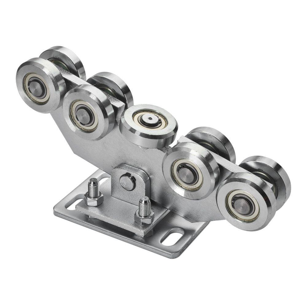 Wózek jezdny 9 rolkowy do profilu 80x80x5 mm