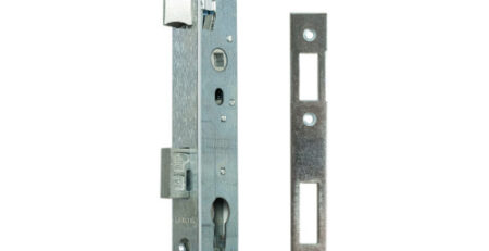 Zamek zapadkowo - zasuwkowy o rozstawie 90 mm