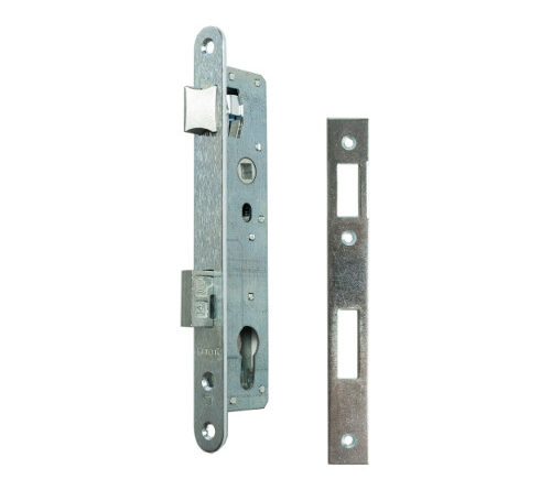 Zamek zapadkowo - zasuwkowy o rozstawie 90 mm