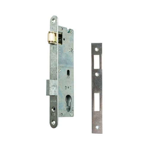 Zamek rolkowo - zasuwkowy do furtek