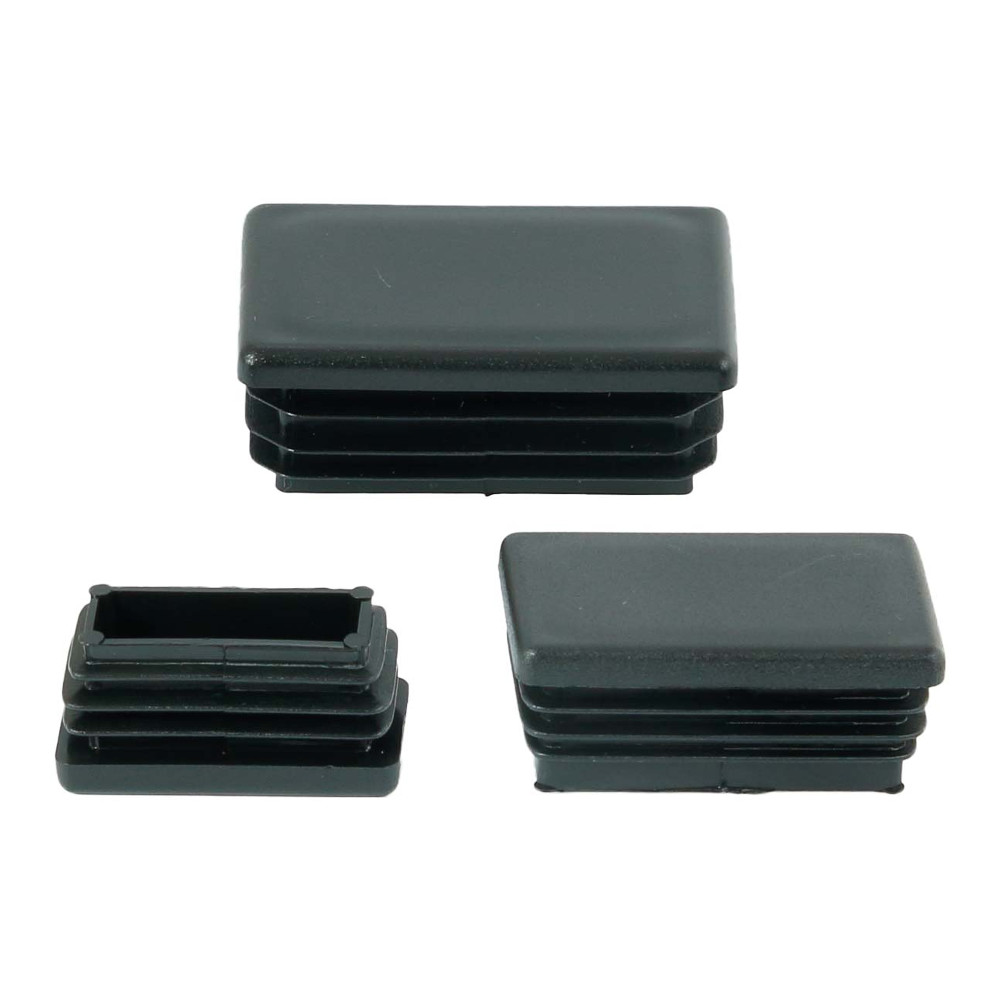 Zaślepki plastikowe na profil prostokątny