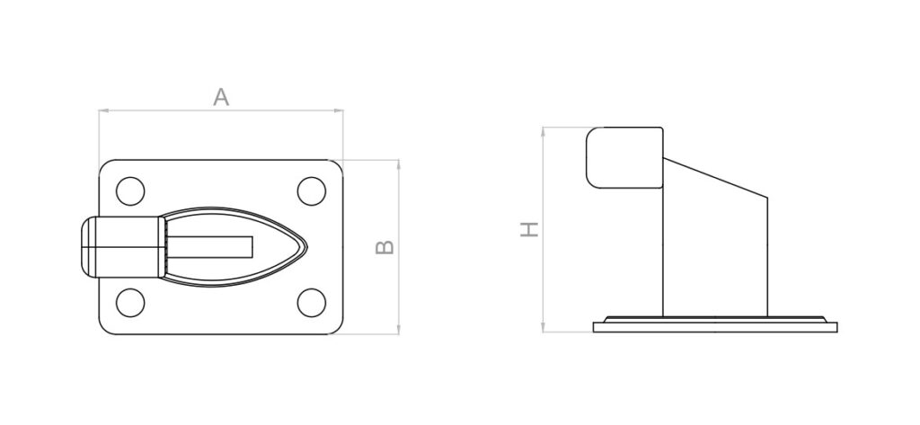 Rysunek techniczny zderzaka